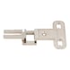 Furniture hinge OBS 8, screw-on assembly - HNGE-OBS8-TWINBLOCK-ZD-(NI)-7,5/11,5MM - 1