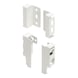 Bracket set for variable wooden rear wall DWD XP - AY-HOLDSET-DWD-REARWL-118V-WHITE - 1