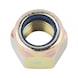 Hexagon nut with clamping piece (non-metal insert) fine thread - 1
