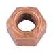 Ecrou hexagonal avec pièce de serrage (tout métal) DIN 6925, acier 10, cuivré (C2) - 1