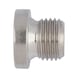 Hexagon socket screw plug with collar DIN 908, A2 stainless steel, plain - 1