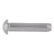 Round-head grooved pins ISO 8746 steel plain - 1