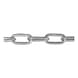 Round steel chain, long-link - 1