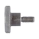 Knurled thumb screw, high profile DIN 464, steel 5.8, plain - SCR-KNRL-DIN464-5.8-M5X16 - 1