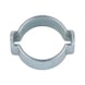 Two-ear-clamp steel zinc plated - 1