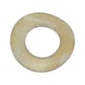 Rondella elastica, forma B DIN 137, acciaio per molle, zincato giallo (A2C), forma B, corrugata - 1