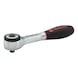 Reversible ratchet 1/4 inch with 360° turning handle - 1