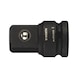 1/2" power connector With 3/4 inch square drive and ball lock - ADAPT-(1/2-3/4IN) - 1