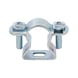 Cable and pipe spacer clip with longitudinal hole - SPCECLIP-CND/CBL-EN16-(15-19MM) - 1