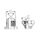 Metric press fitting “KOMATSU" SEAT 60° - 2