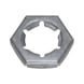 Ecrou hexagonal autofreiné DIN7967 acier galvanisé à chaud DIN 7967 acier galvanisé à chaud - 1