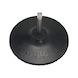 Hook-and-loop backing pad For woven hook-and-loop discs and nylon abrasive discs in dia. 80 mm