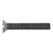 Slotted countersunk head screw DIN 963, 4.8 steel, plain - 1