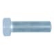 Hexagonal bolt, with thread to head and fine thread DIN 961, steel 8.8, zinc-plated, blue passivated (A2K) - 1