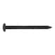 Pan head tapping screw, C shape with H recessed head DIN 7981, steel, zinc-plated black (A2S), shape C, with tip - 1