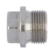 Hexagon head sealing plug with collar DIN 910, A4 stainless steel, plain - 1