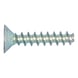 WÜPLAST<SUP>® </SUP>countersunk head screw with Z Phillips head WN 1413, steel 10.9, zinc-plated, transparent passivated (A3K) - 1