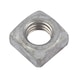 Square nut DIN 557, steel 5, hot-dip galvanised (hdg) - 1