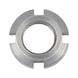 Grooved nut DIN 981, steel, plain, for clamping sleeve - 1