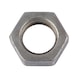 Flat nut with small wrench size, fine thread DIN 80705, steel, 14H, plain - 1