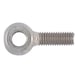Eye bolt with full thread DIN 444, A2 stainless steel, plain, shape LB - BLT-EYE-DIN444-LB-A2-M12X120 - 1