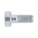 Hexagon Socket Head Cap Screw with centre, with low head DIN 6912, steel 8.8, zinc-plated blue passivated (A2K) - 1