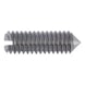 Slotted set screw with tip ISO 7434, steel 14H, plain - 1