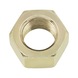 Hexagon nut with fine thread ISO 8637, steel 8, zinc-plated yellow (A2C/A3C) - 1