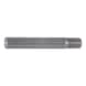 Slotted headless screw with flat point DIN 427, steel, 14H, plain - 1