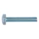 Oval-head screws with H cross recess DIN 7985, steel 8.8, zinc-plated, blue passivated (A2K) - 1