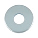 Washer with large outside diameter DIN 9021 (with large outside diameter), steel, zinc-plated, blue passivated (A2K) - 1