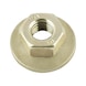 Nut with corrugated washer - NUT-HEX-SPGWSH-WS10-(A2C)-M6 - 1