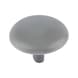 Cover cap for screws with head recess - CAP-(01743)-R7001-SILVERGREY-D12/2,5 - 1
