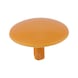Cover cap for screws with head recess - CAP-(0150)-LIMBAYELLOW-D15/3 - 1