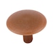 Cover cap for screws with head recess - CAP-(0150)-R8007-FAWNBROWN-D12/3 - 1