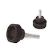 Knurled thumb screw Made from polyamide - 1