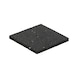 Non-slip mat - NONSLPMAT-PAD-RUBBER-BLACK-100X100X8MM - 1