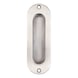 Sliding door shell-type handle oval - 1