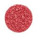 Longlife Mini coarse nylon abrasive fleece disc - SNDDISC-NYL-RED-D50MM - 2