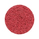 Longlife Mini coarse nylon abrasive fleece disc - SNDDISC-NYL-RED-D75MM - 2