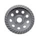 Diamond cup wheel  Turbo - CPWHL-DIA-TURBO-BR16,00-D100MM - 1