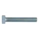 Hexagonal bolt with thread up to the head ISO 4017, steel 8.8, zinc-plated, blue passivated (A2K) - 1