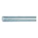 Threaded fitting DIN 976-1 (shape A) with standard metric ISO thread, zinc-plated steel 8.8, blue passivated - 1