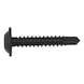 pias<SUP>®</SUP> drilling screw, round head with collar and AW drive - SCR-DBIT-PANHD-FLG-AW25-(ZFBM)-4,8X22 - 1