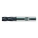 End mill HSCo8 short DIN 844K type NR TiAlN - 1