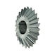 HSS double angle milling cutter DIN 847 - 1