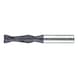 Solid carbide end mill, long, twin blade - 1