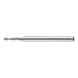 Solid carbide mini ball nose end mill, short, twin blade with reinforced shank - CTR-RADI-MINI-WN-S-SC-D0,6MM - 1