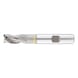 Solid carbide rough cutter 35° Speedcut Aluminium, long, optional, three-lipped drill, uneven angle of twist gradient - 1