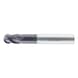 SC Speedcut universal full radius cutter, long, optional, four blade, variable helix DIN 6527L - 1